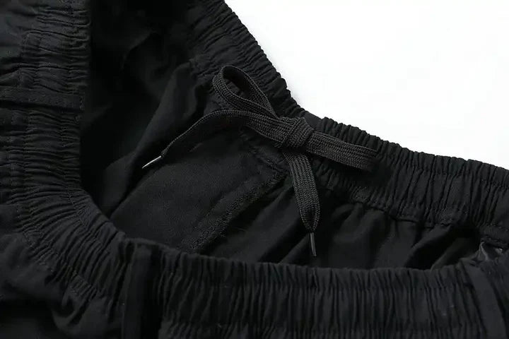 Men's Summer Cotton Cargo Pants - Oversized, High Waist