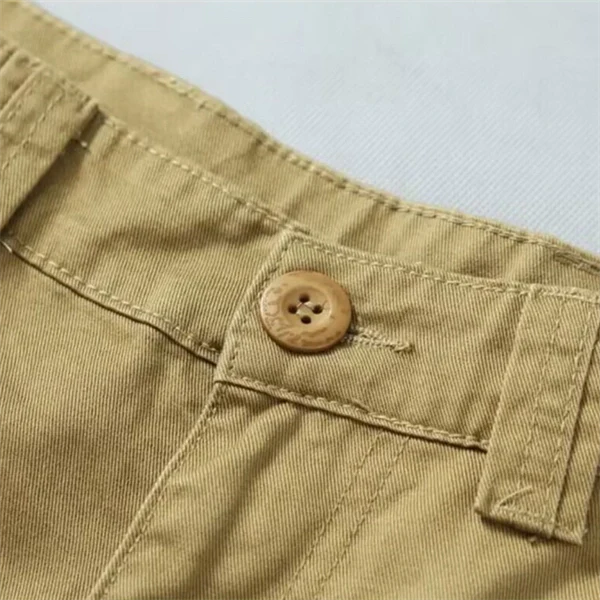 Men's 8-Pocket Cargo Pants - Breathable Hiking Trousers for Outdoor Adventures & Daily Wear