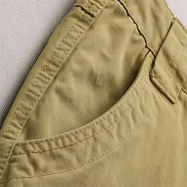 Men's 8-Pocket Cargo Pants - Breathable Hiking Trousers for Outdoor Adventures & Daily Wear
