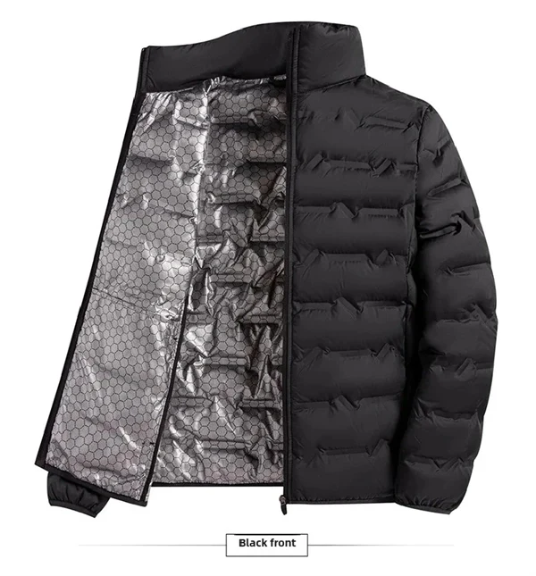 Men’s Graphene Heated Down Jacket – Windproof, Warm Winter Coat