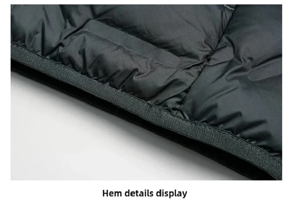 Men’s Graphene Heated Down Jacket – Windproof, Warm Winter Coat