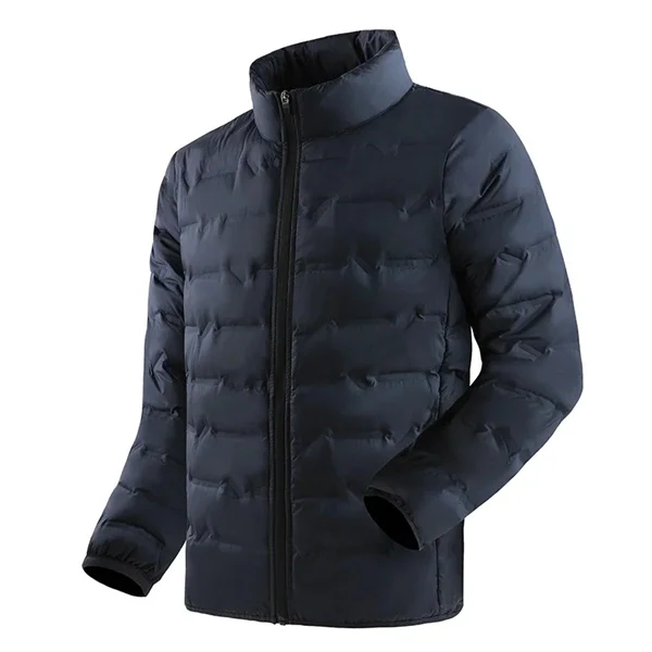 Men’s Graphene Heated Down Jacket – Windproof, Warm Winter Coat