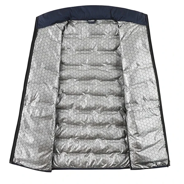 Men’s Graphene Heated Down Jacket – Windproof, Warm Winter Coat