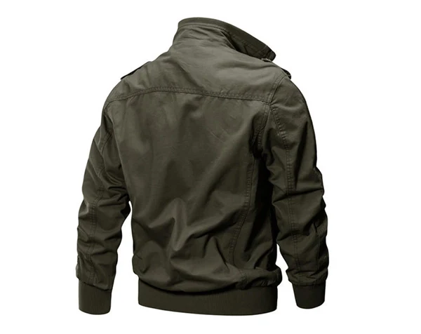 Men’s Tactical Bomber Jacket – Military-Style Workwear with Multi Pockets