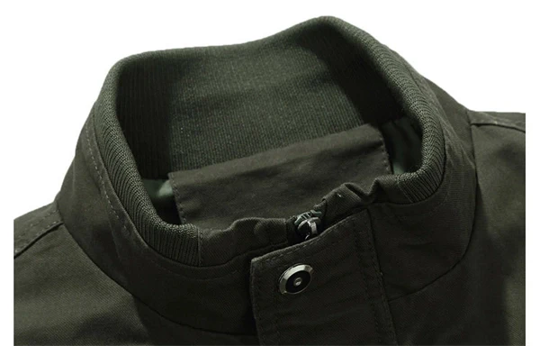 Men’s Tactical Bomber Jacket – Military-Style Workwear with Multi Pockets