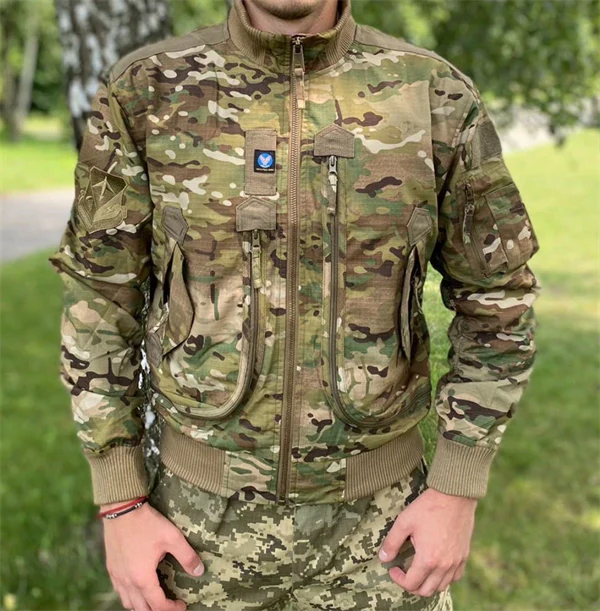 Men's Lightweight Tactical Bomber Jacket – Stand Collar Baseball Flight Coat