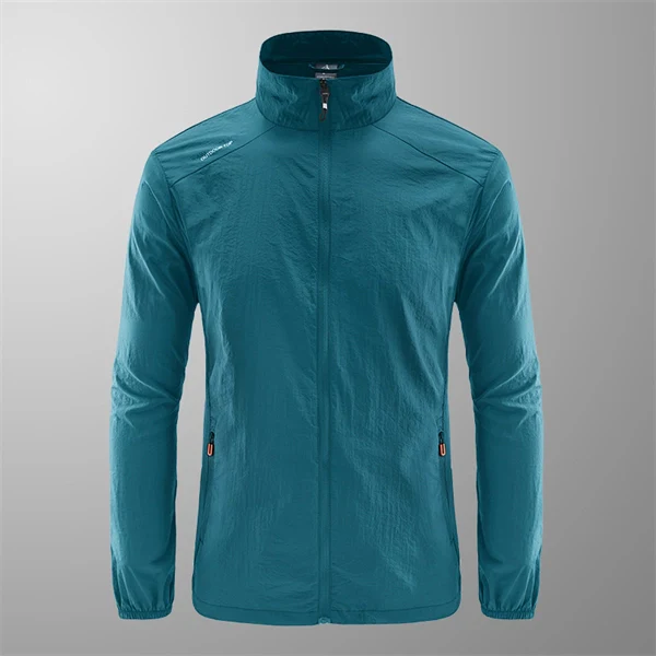 Men’s Lightweight UV Protection Jacket – Breathable Summer Windbreaker for Hiking, Fishing & Outdoor Sports
