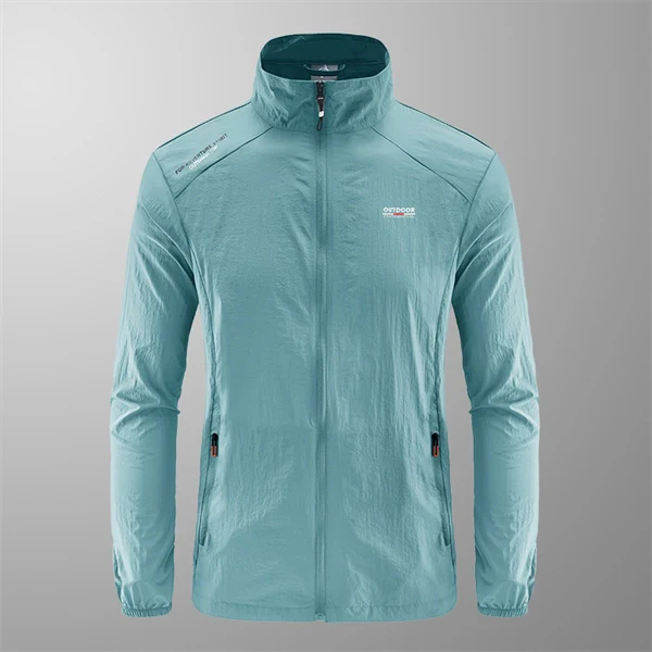 Men’s Lightweight UV Protection Jacket – Breathable Summer Windbreaker for Hiking, Fishing & Outdoor Sports