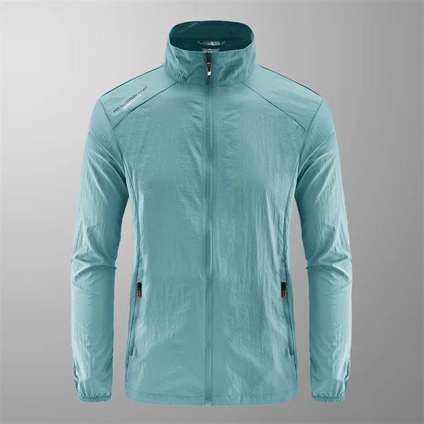 Men’s Lightweight UV Protection Jacket – Breathable Summer Windbreaker for Hiking, Fishing & Outdoor Sports