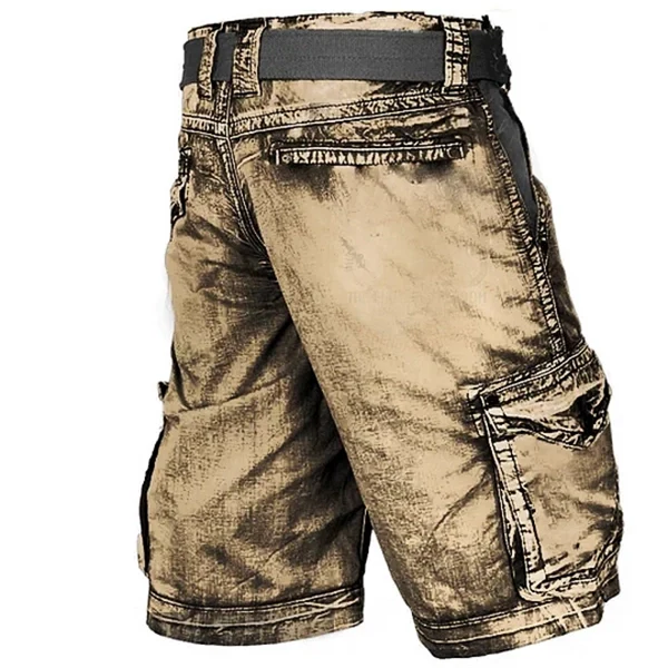 Men's Plus Size Vintage Motorcycle Racing Shorts