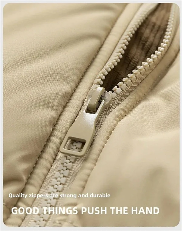 Unisex Winter Hooded Jacket, Thickened Cotton Coat, Windproof & Warm Casual Outerwear