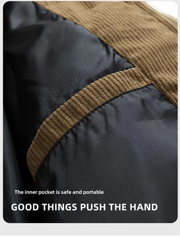 Unisex Winter Hooded Jacket, Thickened Cotton Coat, Windproof & Warm Casual Outerwear