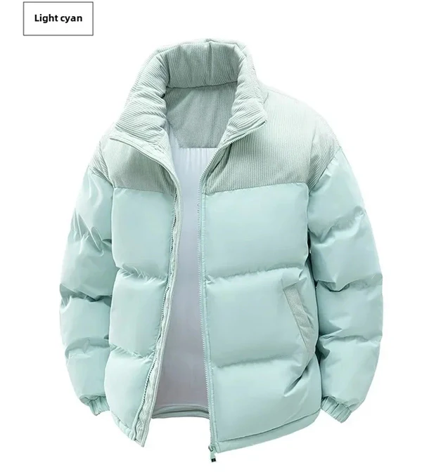 Unisex Winter Hooded Jacket, Thickened Cotton Coat, Windproof & Warm Casual Outerwear