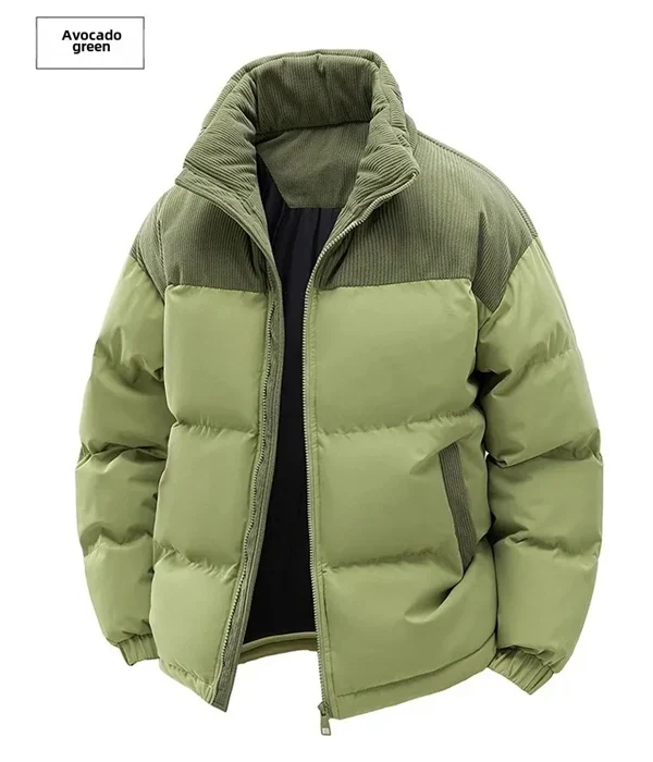 Unisex Winter Hooded Jacket, Thickened Cotton Coat, Windproof & Warm Casual Outerwear