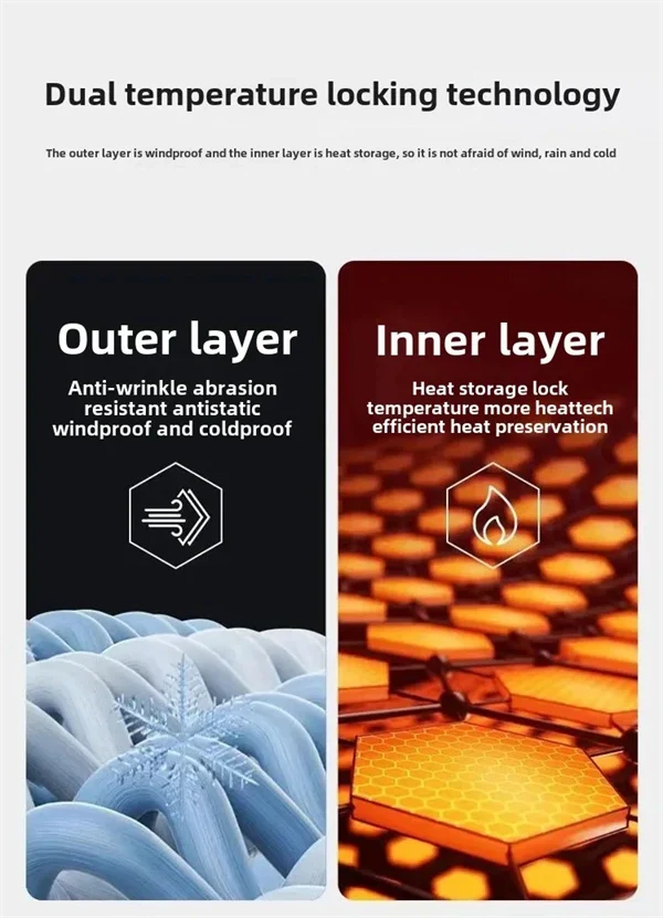 Unisex Winter Hooded Jacket, Thickened Cotton Coat, Windproof & Warm Casual Outerwear