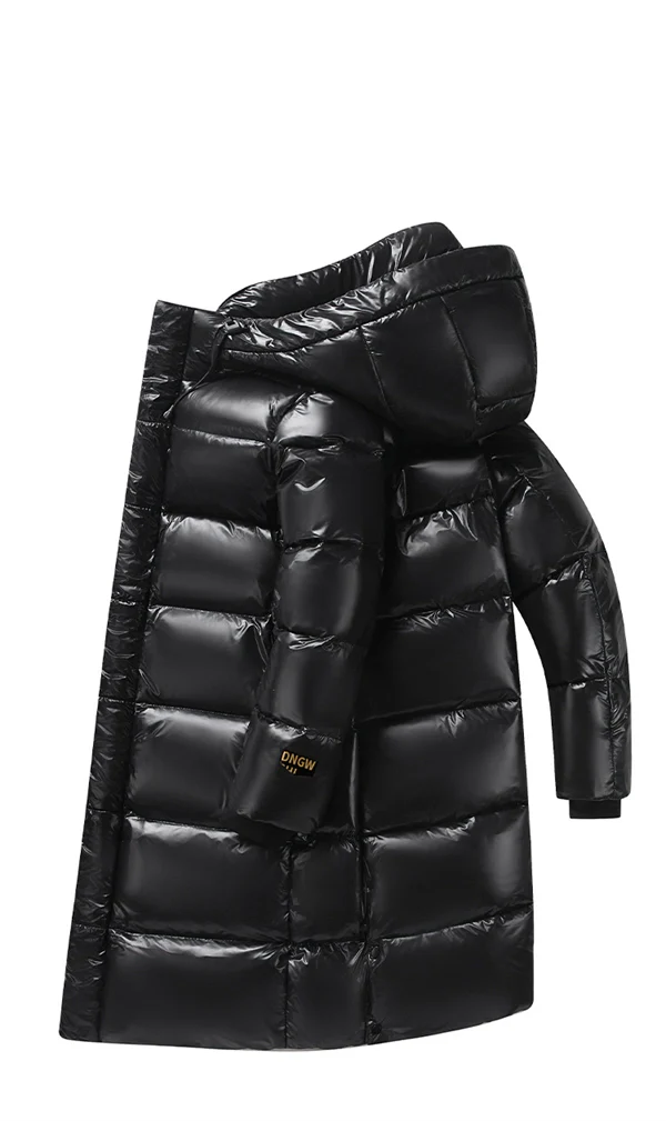 Men's & Women's Luxury Down Puffer Jacket with Hood – Short & Long Options, Waterproof, Warm & Stylish Winter Coat