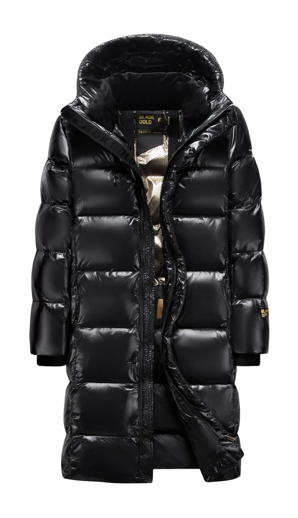 Men's & Women's Luxury Down Puffer Jacket with Hood – Short & Long Options, Waterproof, Warm & Stylish Winter Coat