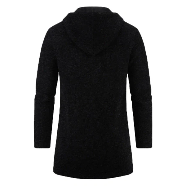 Men’s Zip-Up Hooded Jacket – Cozy & Stylish for Fall and Winter, Versatile Layering Sweatshirt