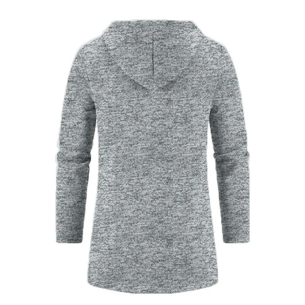 Men’s Zip-Up Hooded Jacket – Cozy & Stylish for Fall and Winter, Versatile Layering Sweatshirt