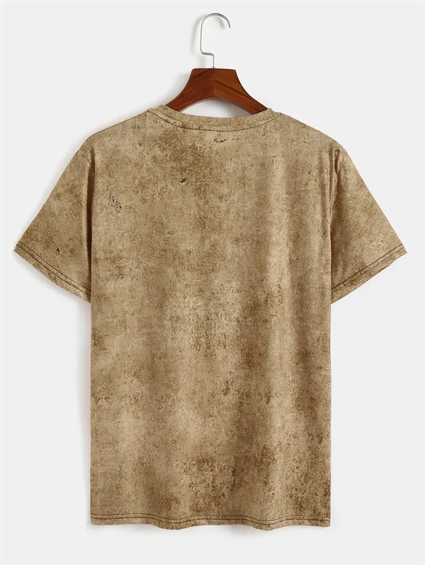 Motorcycle Print T-Shirt