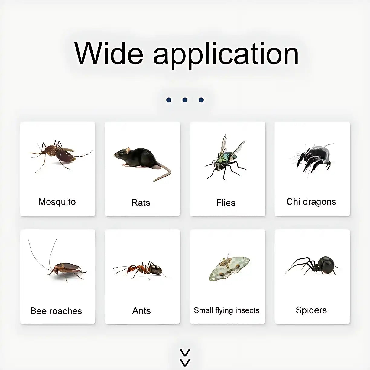 Multifunctional Ultrasonic Silent Electronic Pest Repeller - Repels Mosquitoes, Cockroaches, Spiders, Bats