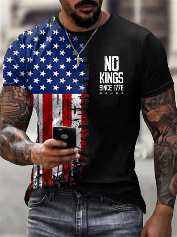 No Kings Since 1776 Print T-shirt