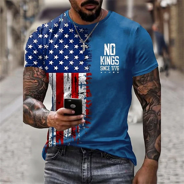 No Kings Since 1776 Print T-shirt