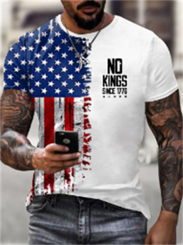 No Kings Since 1776 Print T-shirt