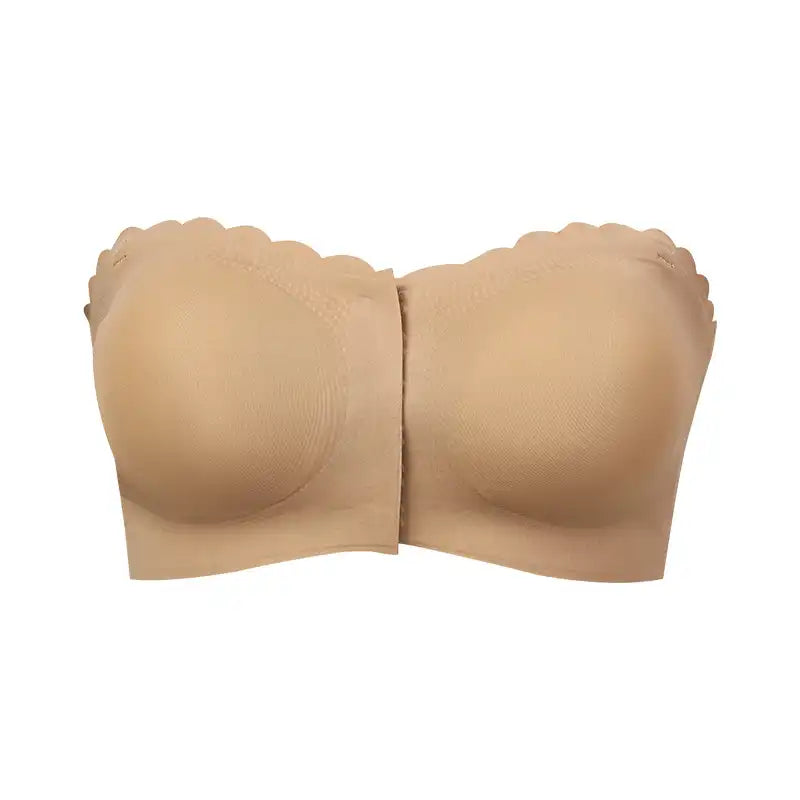 Non-Slip Front Closure Strapless Bra - Seamless & Wireless