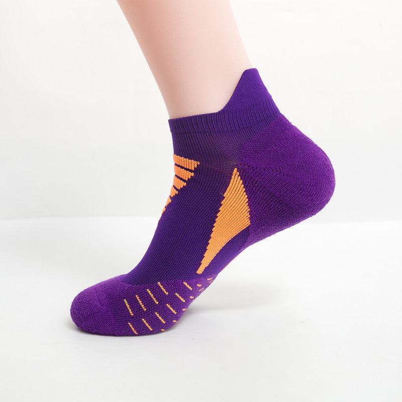 Quick Drying Sports Socks with Anti Slip and Thickened Towel Socks No Show Socks