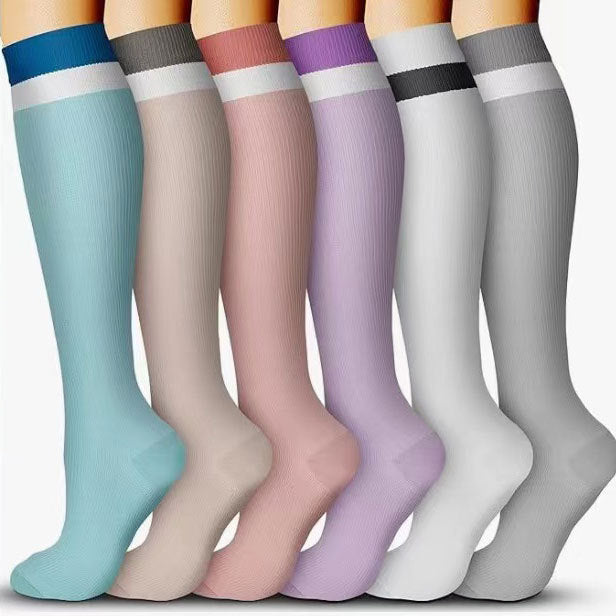ROYALUCK 6 Pairs Compression Socks (15-20mmHg) for Women & Men Circulation - Best Support for Nurses,Running,Athletic,Sports