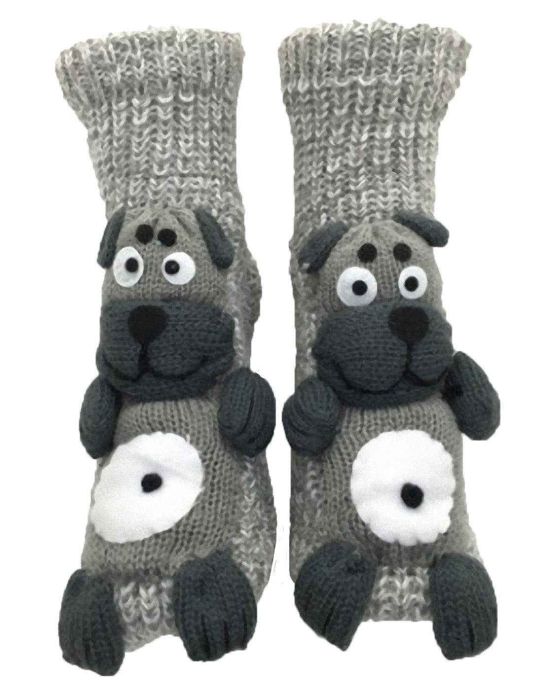 3D Cartoon Animal Funny Woolen Knit Socks Thickened Winter Warm Socks