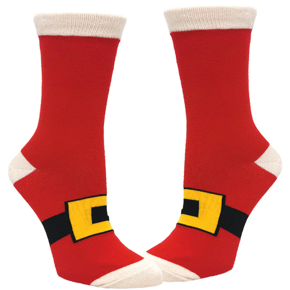 Christmas Socks New Style Cotton Socks Middle Tube Socks