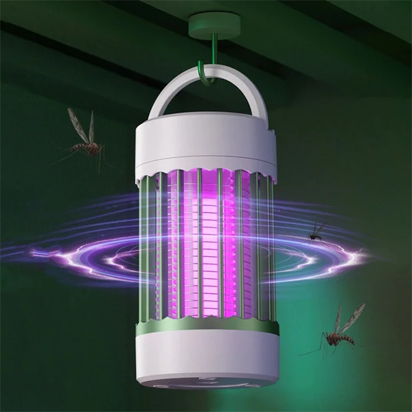 Rechargeable Outdoor & Indoor Waterproof Bug & Mosquito Zapper Lamp