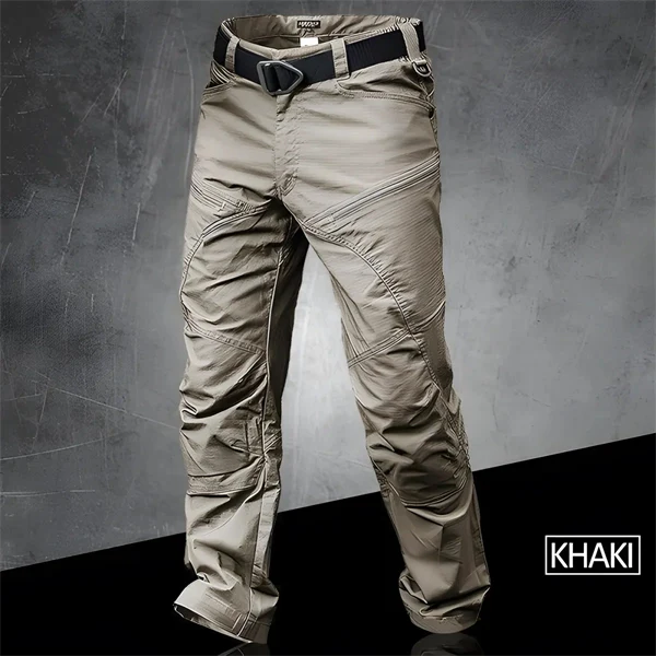 Outdoor Tactical Waterproof Pants – Army-Inspired Ripstop Combat Pants for Hiking, Multi-Pocket, Quick-Dry, Water-Resistant