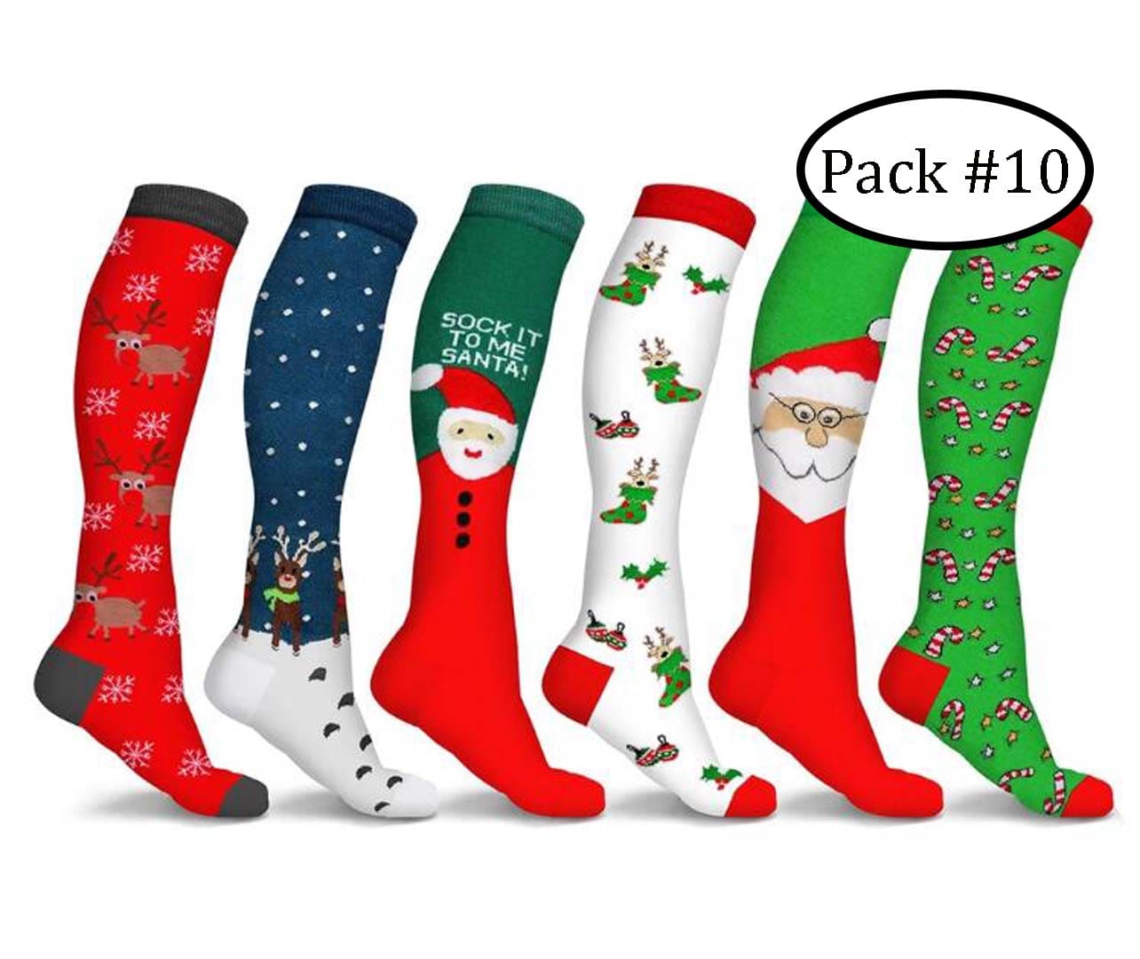 ROYALUCK Best Compression Socks (7/8 Pairs) for Women & Men(15-20mmHg)