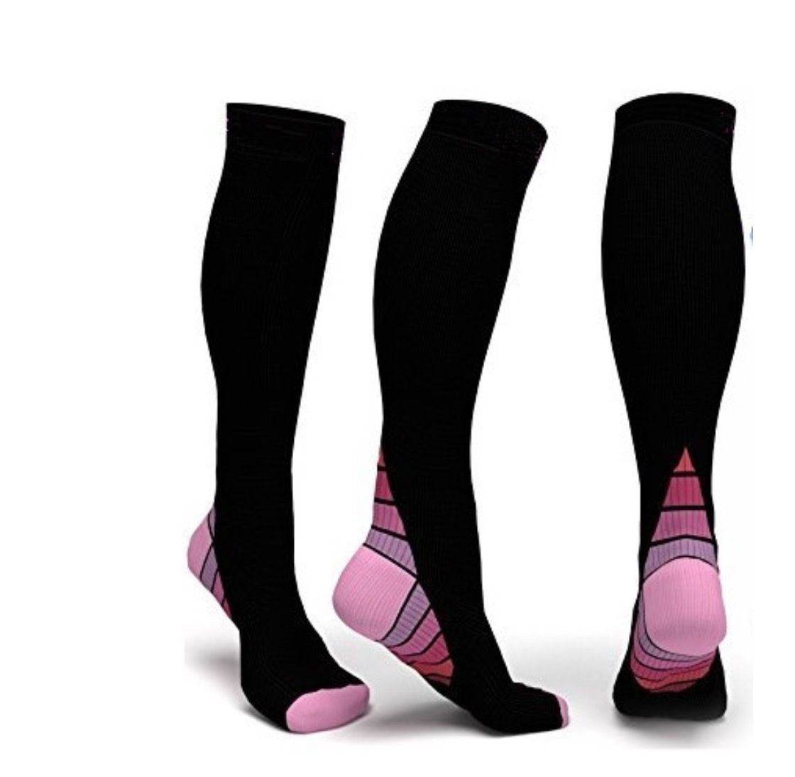 Athletic Fit Compression Socks with Graduated Target Zones 20-30 mmHg Support Stockings