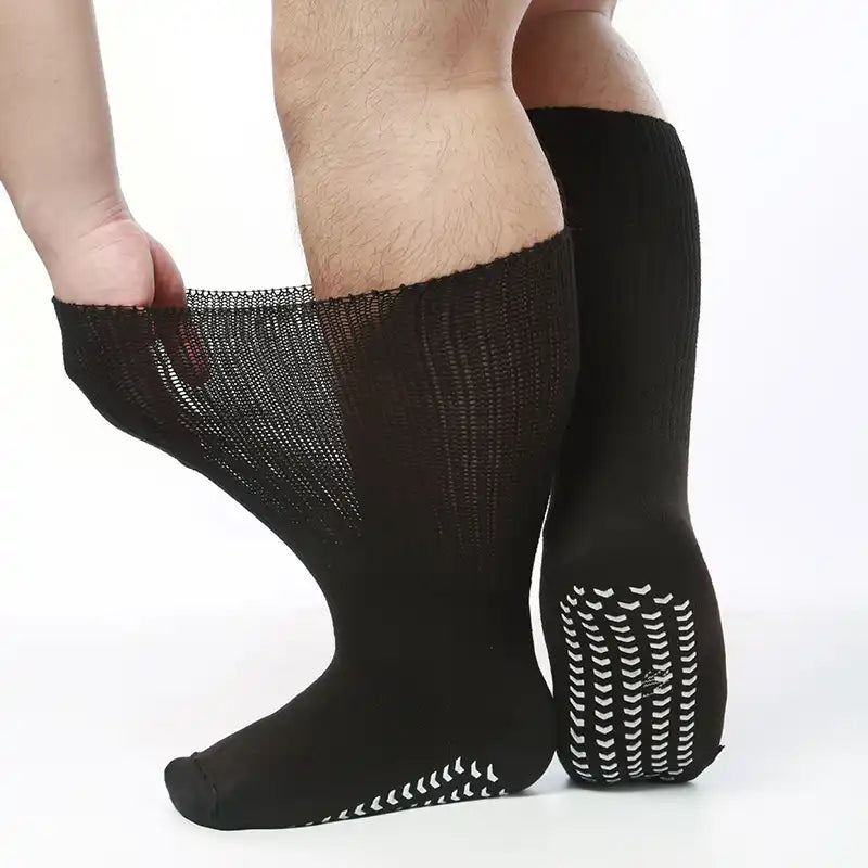 Plus Size Loose Socks Anti-Slip Diabetic Socks(2 Pairs)