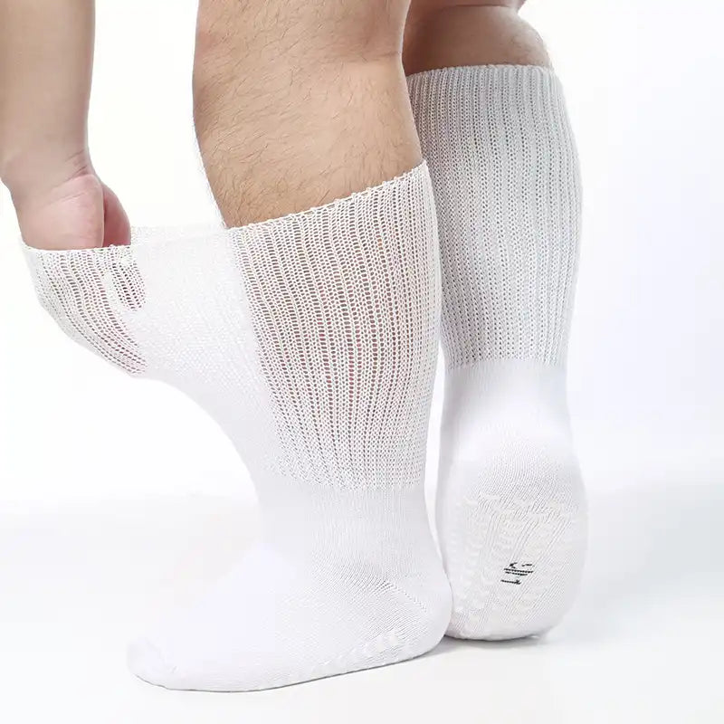 Plus Size Loose Socks Anti-Slip Diabetic Socks(2 Pairs)
