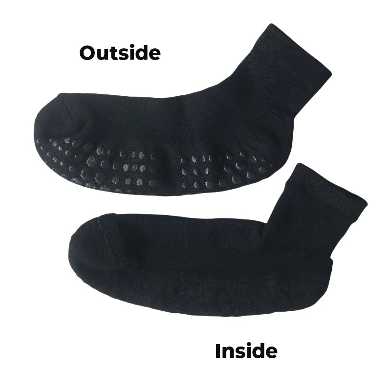 Plus Size Non-Binding Diabetic Ankle Socks (2-Pairs)