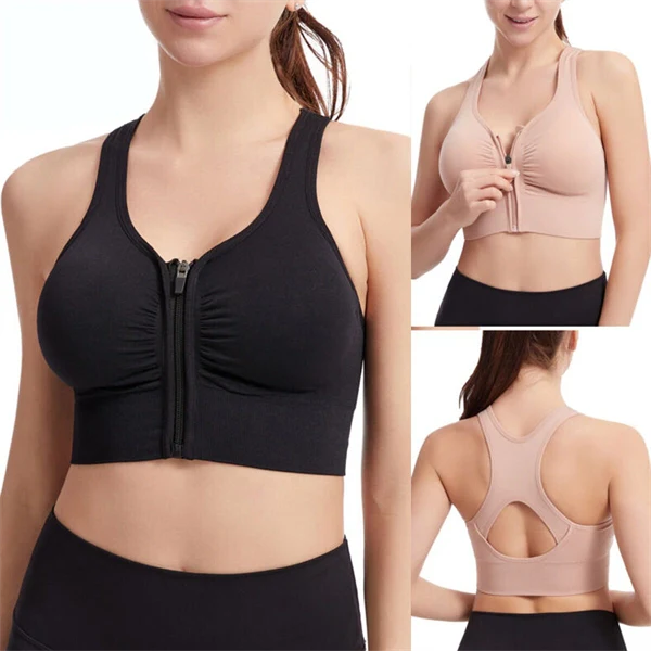 Plus Size Sports Bra for Women – Breathable Supportive Yoga and Gym Workout Top