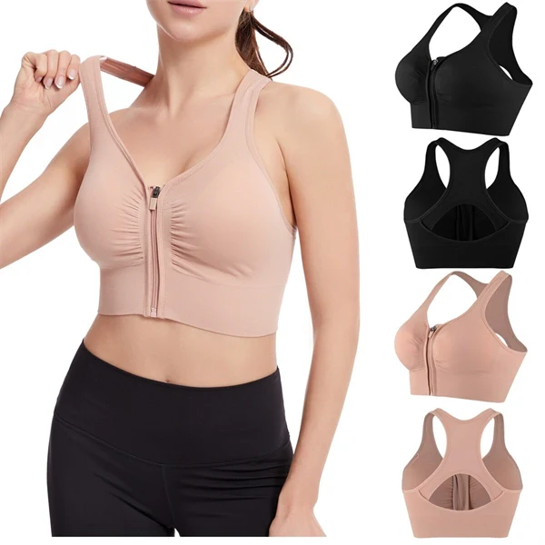 Plus Size Sports Bra for Women – Breathable Supportive Yoga and Gym Workout Top