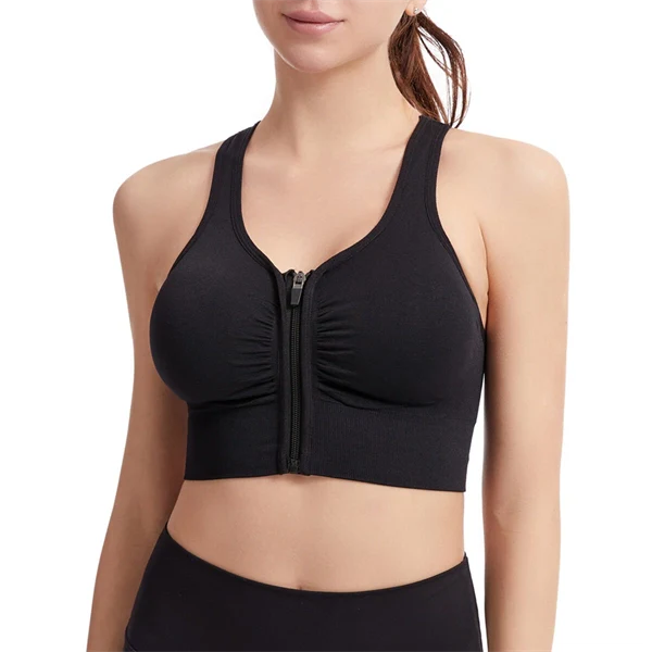 Plus Size Sports Bra for Women – Breathable Supportive Yoga and Gym Workout Top