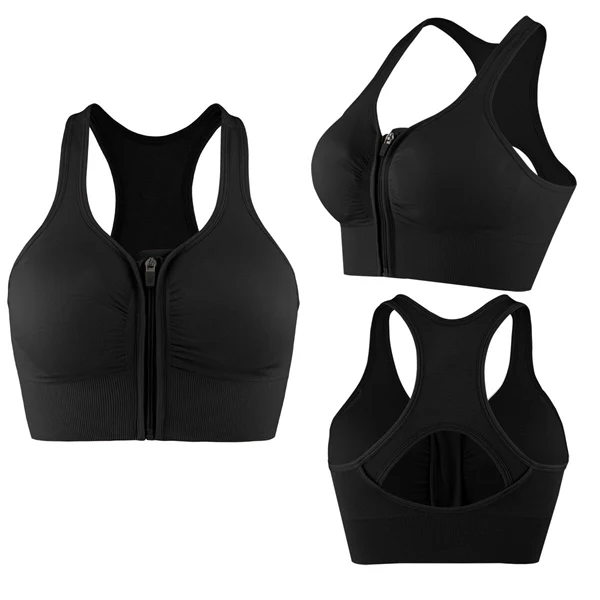 Plus Size Sports Bra for Women – Breathable Supportive Yoga and Gym Workout Top