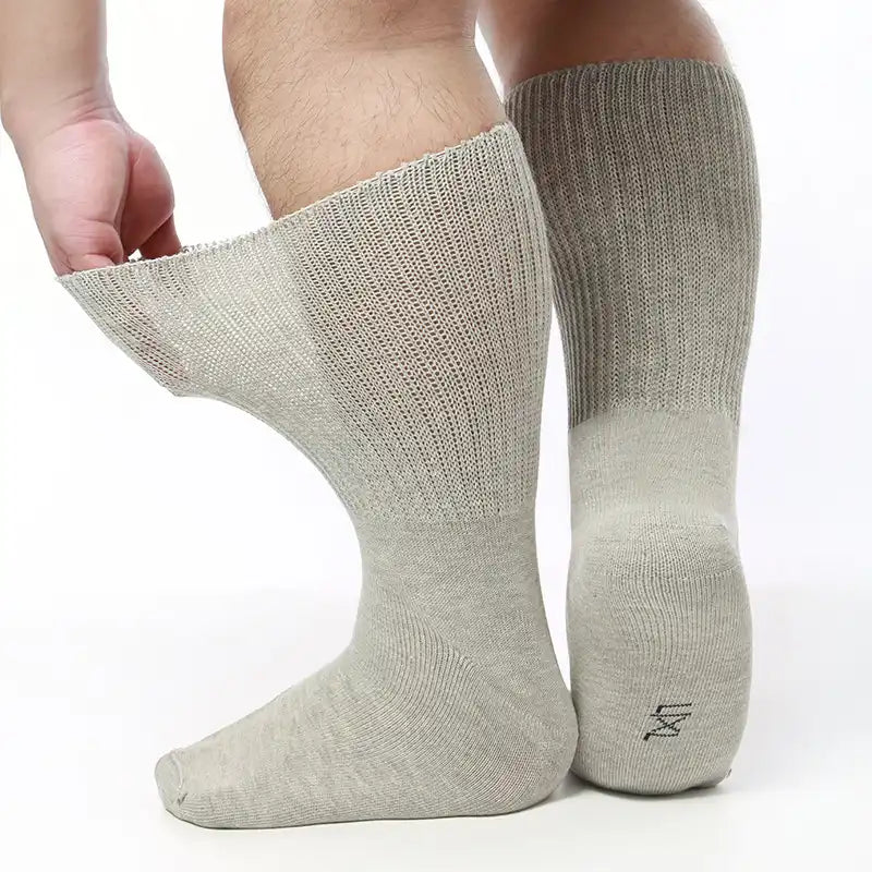 Plus Size Loose Socks Anti-Slip Diabetic Socks(2 Pairs)