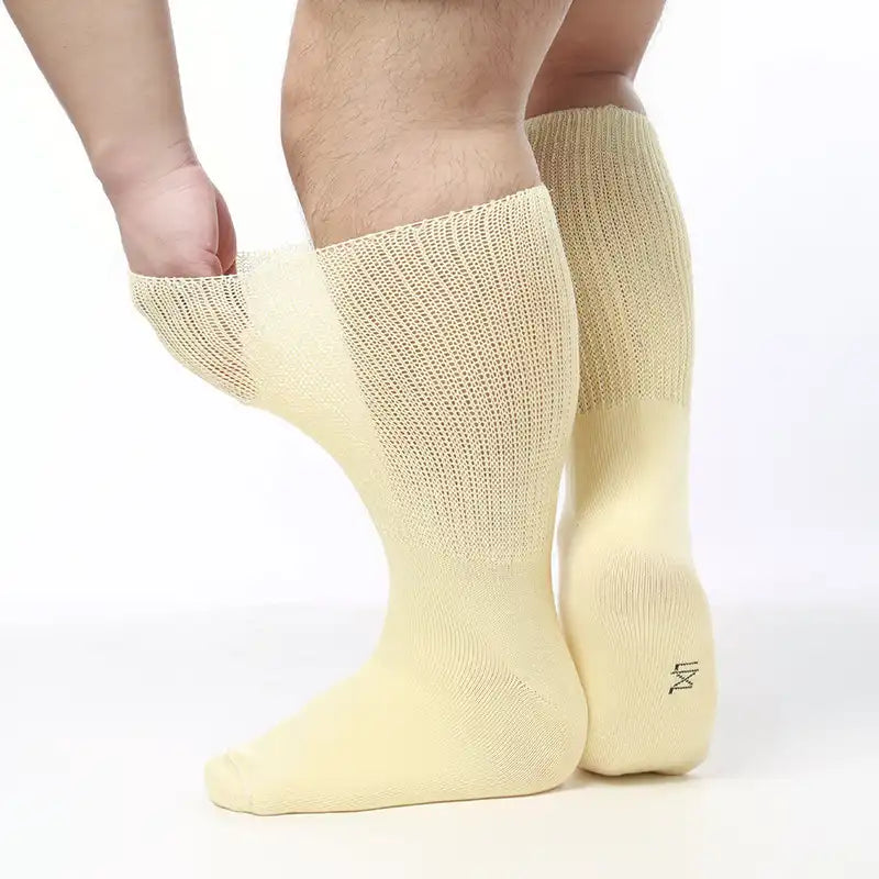 Plus Size Loose Socks Anti-Slip Diabetic Socks(2 Pairs)