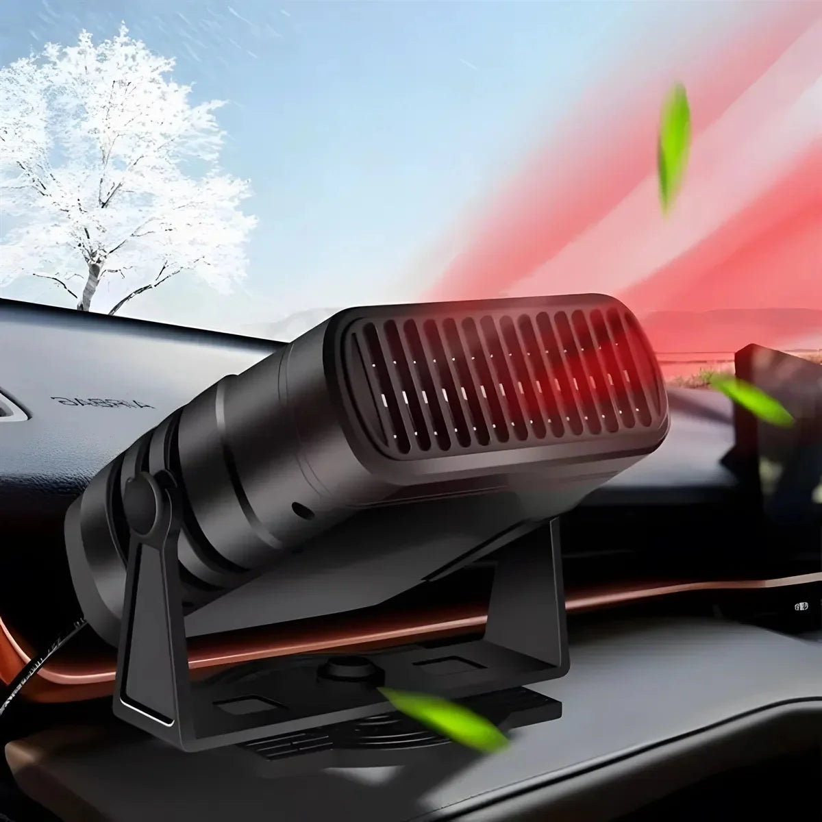 Portable 12V Car Heater - 500W Fast Heating for Winter Driving