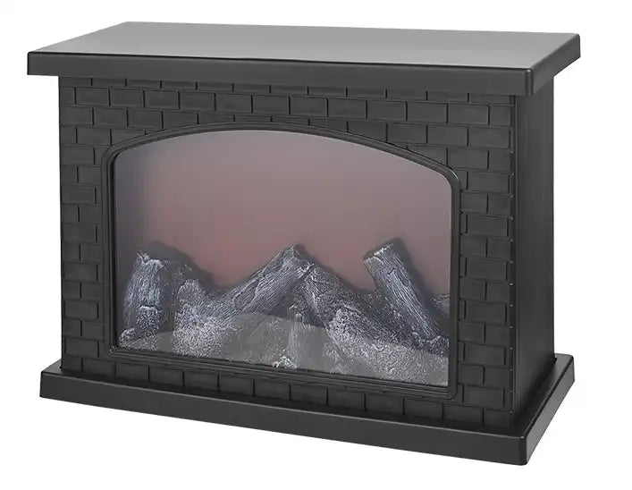 Portable Electric Fireplace Lamp - Flickering LED Flame for Home Decor