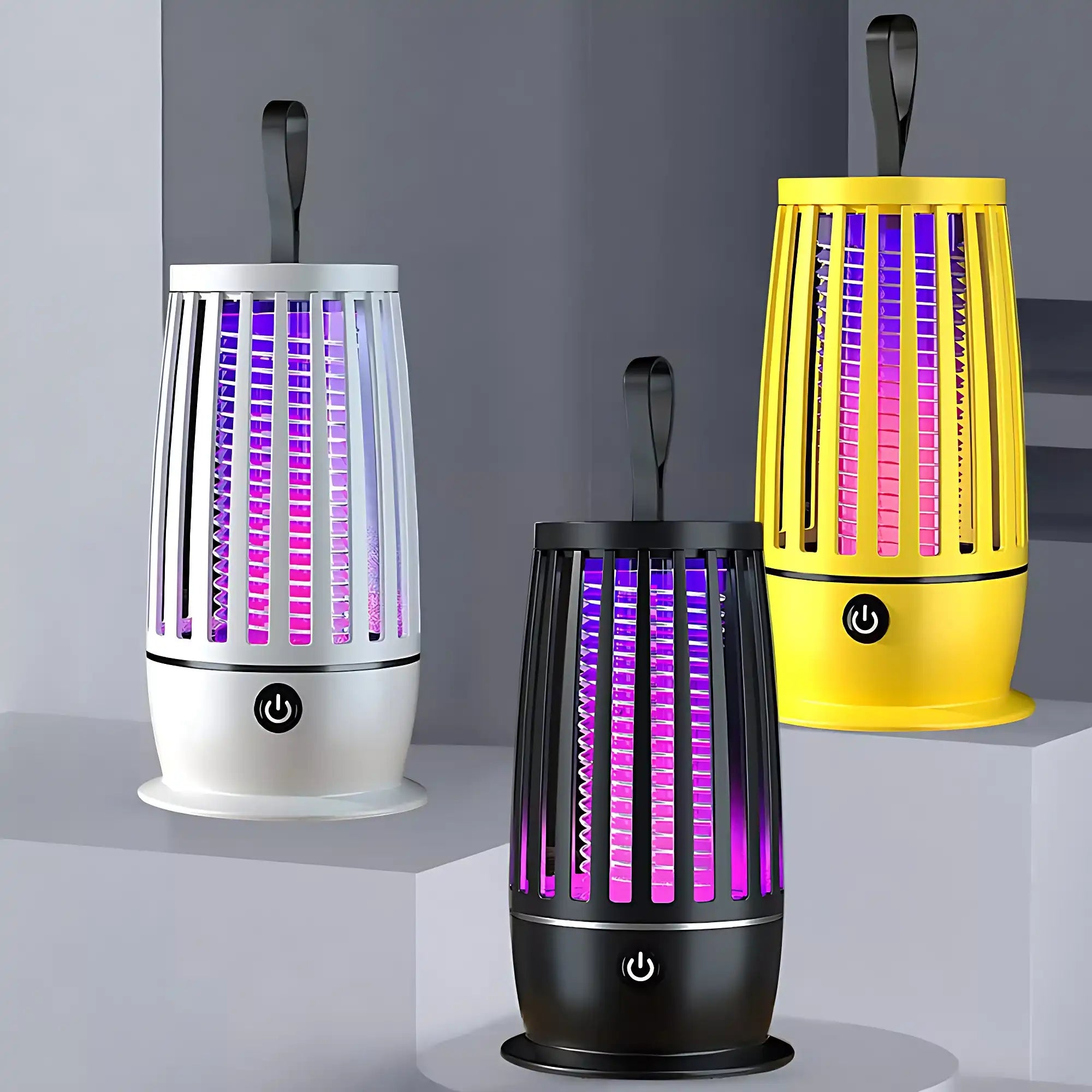 Portable Silent Electric Mosquito Killer LED Fly Trap Lamp