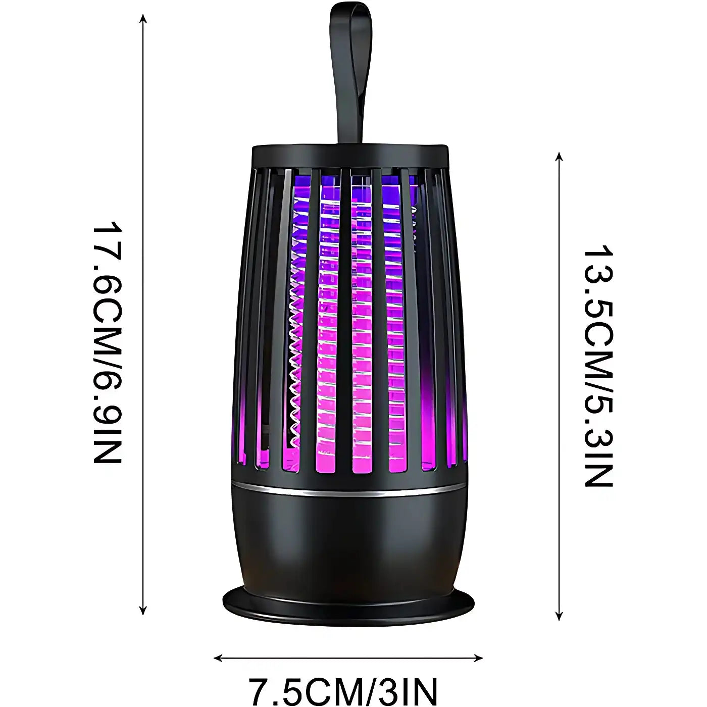Portable Silent Electric Mosquito Killer LED Fly Trap Lamp
